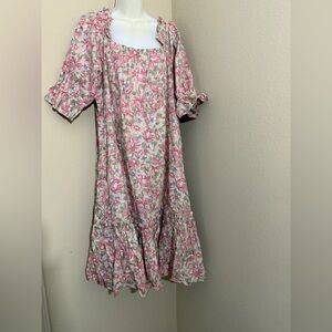 Pomare The Private Collection Hawaiian Dress Size 18 Cottagecore 100% Cotton